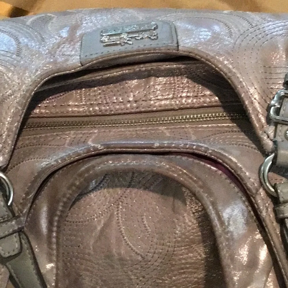 Coach Madison Maggie Metallic Handbag
